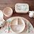 Boîte à lunch en silicone gnawy le paresseux Beige 4 - vertbaudet enfant 
