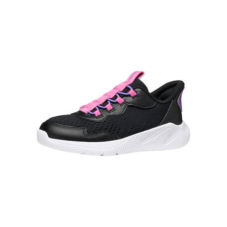 Baskets basses à lacets Noir fuschia 2 - vertbaudet enfant 