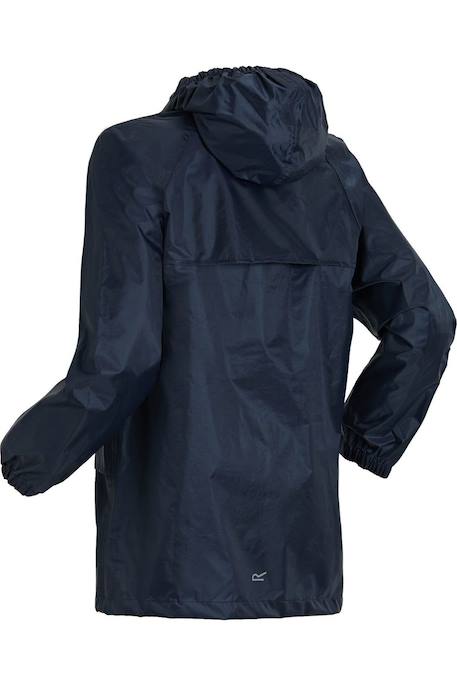 Manteau imperméable polyester stormbreak Bleu marine+Noir 2 - vertbaudet enfant 