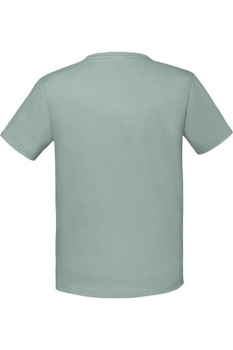 T-shirt iconic coton peigné et filé à l'anneau 150 Noir+Orange+Rouge+Tournesol+Vert de gris+Vert forêt+Vert kelly+Vert pâle 14 - vertbaudet enfant 