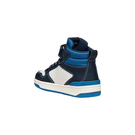 Baskets montantes  à scratch Superman Marine blanc 4 - vertbaudet enfant 