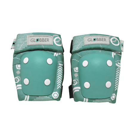 Set 2 protections imprimés enfants xxs (coudes et genoux) Rose pastel+Vert emeraude+Vert sauge 4 - vertbaudet enfant 