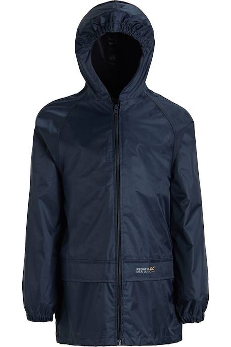 Manteau imperméable polyester stormbreak Bleu marine+Noir 1 - vertbaudet enfant 