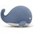 Jouet de dentition en caoutchouc naturel christian la baleine Bleu, blanc 1 - vertbaudet enfant 