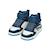 Baskets montantes  à scratch Superman Marine blanc 3 - vertbaudet enfant 