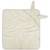 Cape de bain bunny olive bloom (75 x 75 cm) Ecru, vert 1 - vertbaudet enfant 