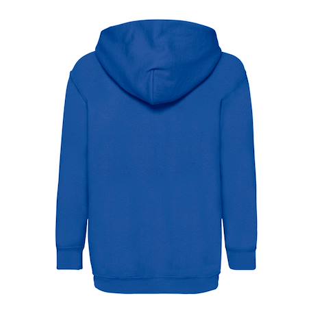 Sweat à capuche coton Blanc+Bleu marine sombre+Bleu roi+Gris chiné+Noir+Rouge 8 - vertbaudet enfant 