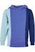 Sweat à capuche coton Bleu océan / bleu barbeau / bleu 1 - vertbaudet enfant 