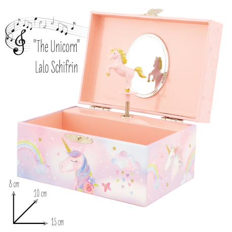 Coffret musical licorne arc-en-ciel Rose 3 - vertbaudet enfant 
