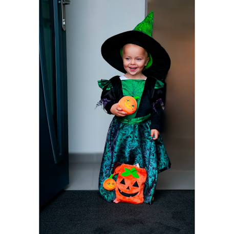 Peluche - porte-clés citrouille halloween - 8 cm Orange 2 - vertbaudet enfant 
