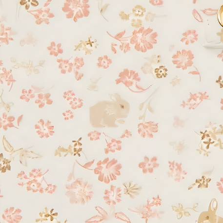 Protège carnet de santé augusta Rose, marron, écru 2 - vertbaudet enfant 