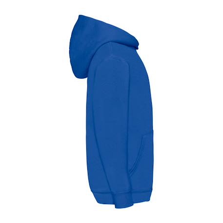 Sweat à capuche coton Blanc+Bleu marine sombre+Bleu roi+Gris chiné+Noir+Rouge 9 - vertbaudet enfant 