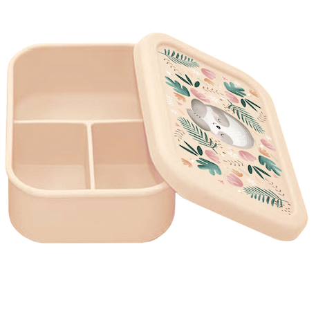 Boîte à lunch en silicone gnawy le paresseux Beige 3 - vertbaudet enfant 