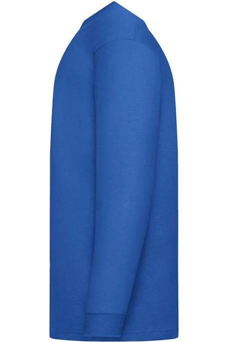 T-shirt enfant manches longues coton valueweight Bleu marine sombre+Bleu roi+Noir+Rouge 5 - vertbaudet enfant 