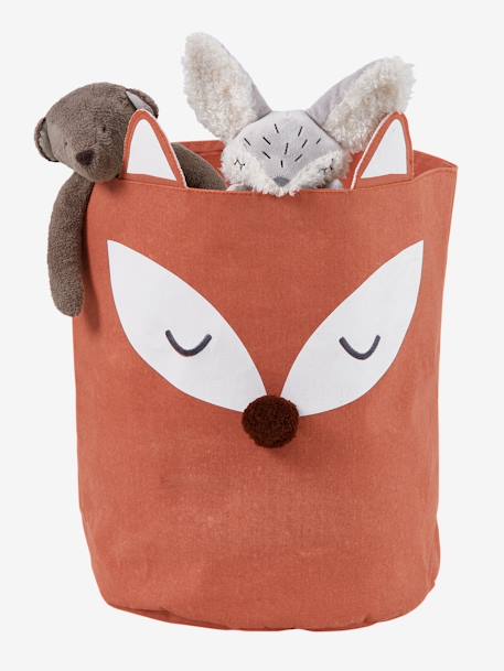 Panier de rangement Renard marron 3 - vertbaudet enfant 