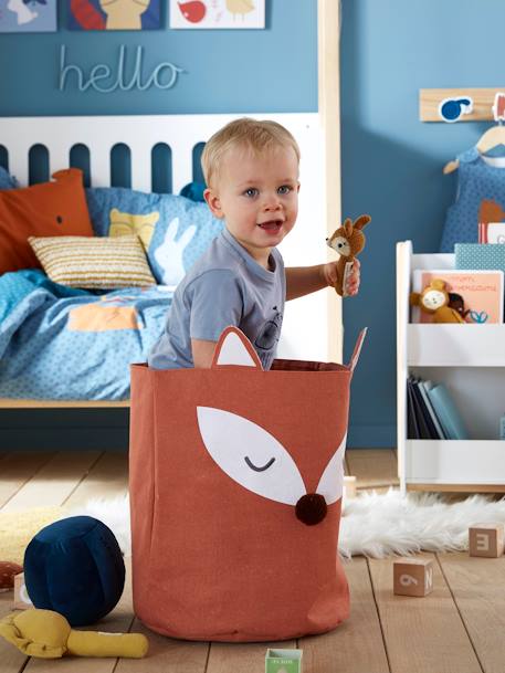 Panier de rangement Renard marron 2 - vertbaudet enfant 