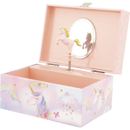 Coffret musical licorne arc-en-ciel Rose 1 - vertbaudet enfant 