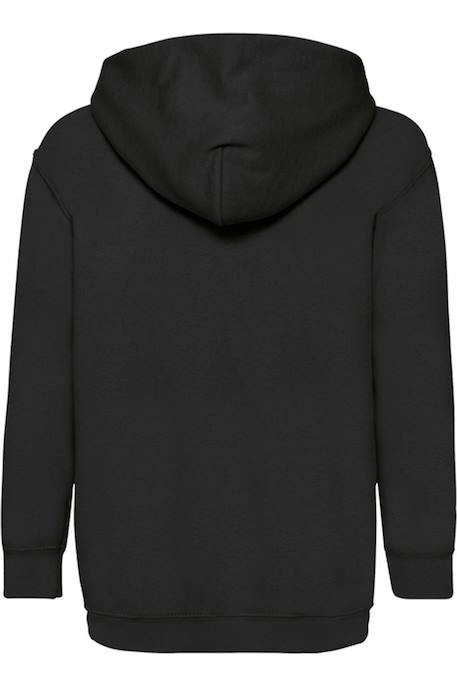 Sweat à capuche coton Blanc+Bleu marine sombre+Bleu roi+Gris chiné+Noir+Rouge 14 - vertbaudet enfant 