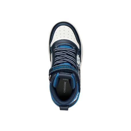 Baskets montantes  à scratch Superman Marine blanc 6 - vertbaudet enfant 