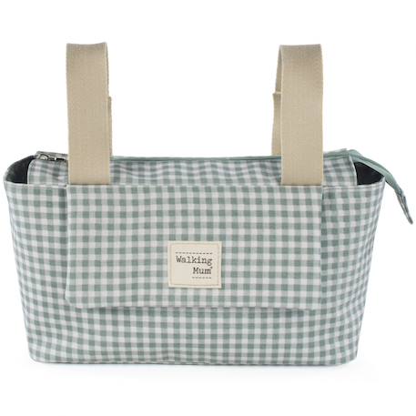 Sac à poussette i love vichy rose Gris, blanc+Rose, blanc+Vert, blanc 13 - vertbaudet enfant 