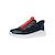 Baskets basses à lacets Marine rouge 2 - vertbaudet enfant 