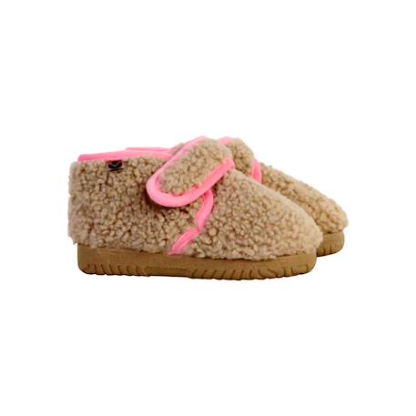 Chaussons  à scratch Beige+Mostaza+Rosa 3 - vertbaudet enfant 