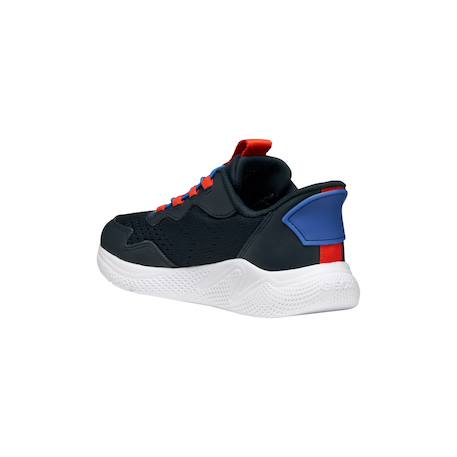 Baskets basses à lacets Marine rouge 4 - vertbaudet enfant 