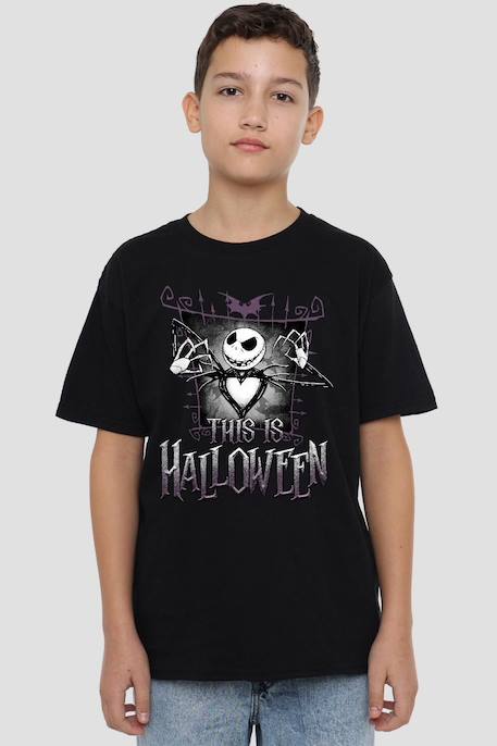 T-shirt coton this is halloween Noir 4 - vertbaudet enfant 
