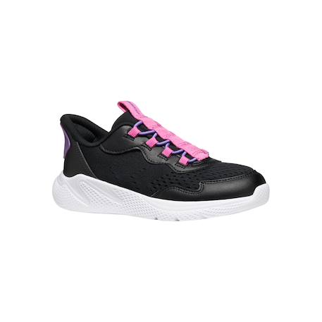 Baskets basses à lacets Noir fuschia 1 - vertbaudet enfant 