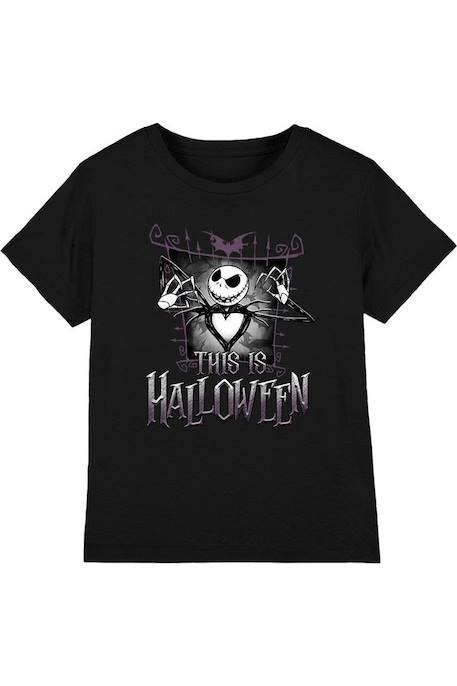 T-shirt coton this is halloween Noir 1 - vertbaudet enfant 