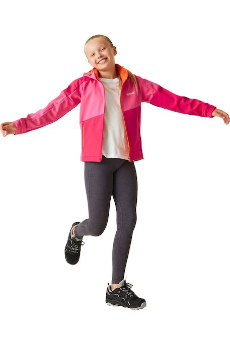 Veste softshell acidity  vii Flamant rose / rose fluo 4 - vertbaudet enfant 