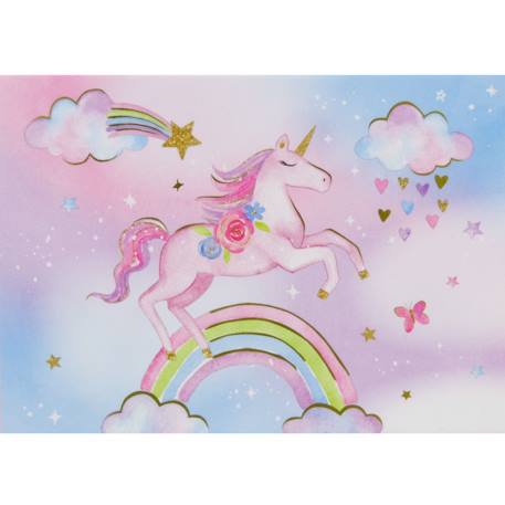 Coffret musical licorne arc-en-ciel Rose 6 - vertbaudet enfant 