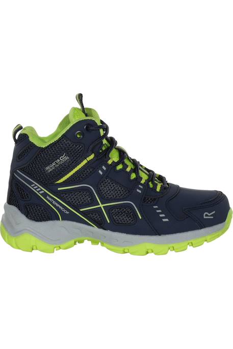 Bottines de marche  vendeavour Bleu marine / vert néon+Granite / rose fluo+Noir / gris clair 3 - vertbaudet enfant 