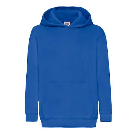 Sweat à capuche coton Blanc+Bleu marine sombre+Bleu roi+Gris chiné+Noir+Rouge 7 - vertbaudet enfant 