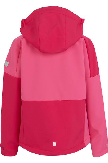 Veste softshell acidity  vii Flamant rose / rose fluo 2 - vertbaudet enfant 