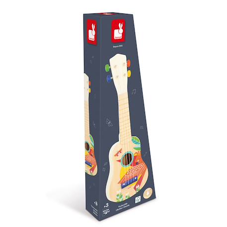 Ukulélé en bois - gioia Multicolore 5 - vertbaudet enfant 