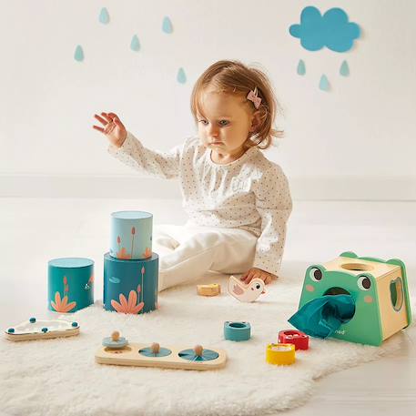 Box janod 12 mois, 4 jouestséveil Multicolore 3 - vertbaudet enfant 