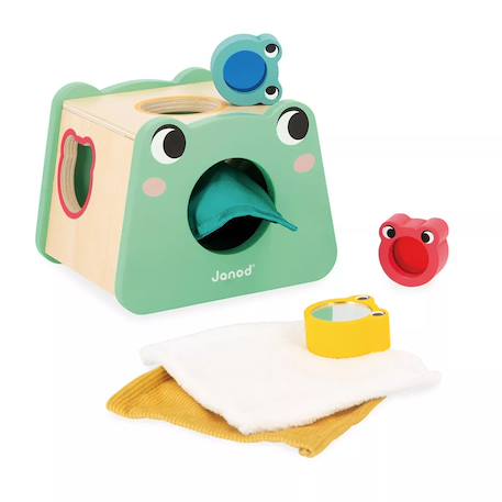 Box janod 12 mois, 4 jouestséveil Multicolore 4 - vertbaudet enfant 