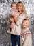 Pull jacquard enfant mixte noël capsule famille écru 2 - vertbaudet enfant 