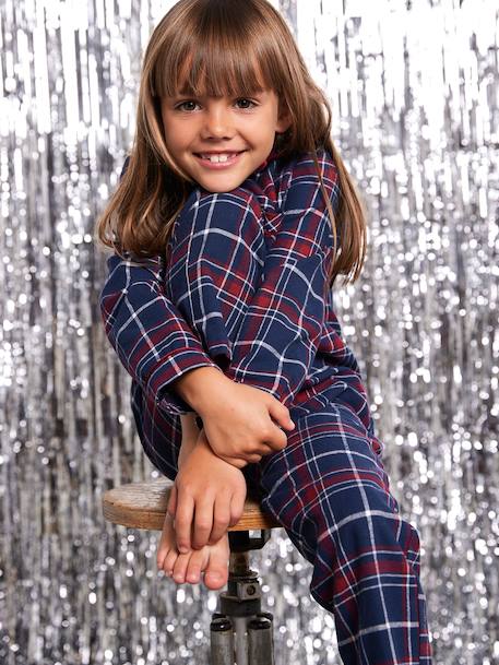 Pyjama mixte flanelle noël capsule famille bordeaux 5 - vertbaudet enfant 