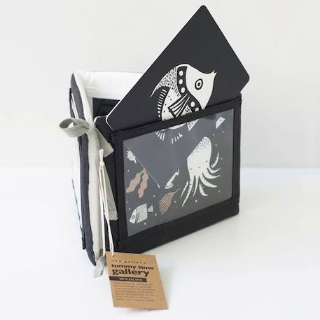 Frise d'activités recto verso noir et blanc Multi-coloured 2 - vertbaudet enfant 