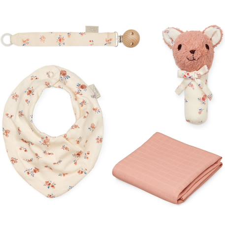 Coffret cadeau de naissance berries Rose, écru 2 - vertbaudet enfant 