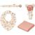 Coffret cadeau de naissance berries Rose, écru 2 - vertbaudet enfant 