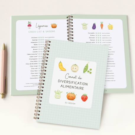 Carnet de diversification alimentaire Vert, orange, rouge 2 - vertbaudet enfant 