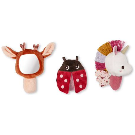 Set de découvertes sensorielles Blanc, rouge, noir+Orange, rouge, marron 1 - vertbaudet enfant 