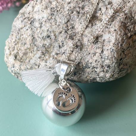 Bola de grossesse argent petit pieds Argent 1 - vertbaudet enfant 