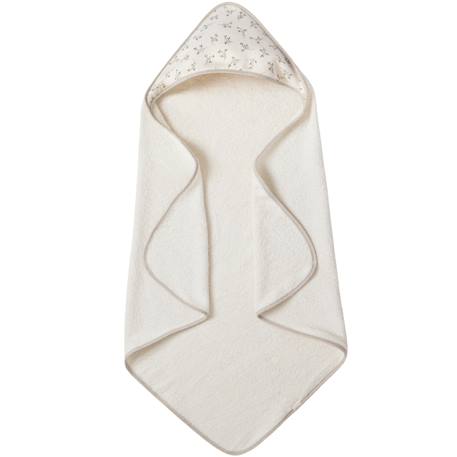 Cape de bain olive bloom (75 x 75 cm) Ecru, vert 1 - vertbaudet enfant 
