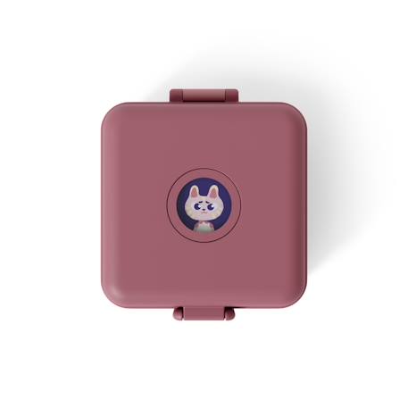 Boite à sandwich et goûter 850ml snacky Bleu dino+Bleu infinity+Bleu wolf+Cannelle fox+Rose birds+Rose blush+Vert forest+Vert raccoon 34 - vertbaudet enfant 