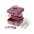 Boite à sandwich et goûter 850ml snacky Bleu dino+Bleu infinity+Bleu wolf+Cannelle fox+Rose birds+Rose blush+Vert forest+Vert raccoon 33 - vertbaudet enfant 