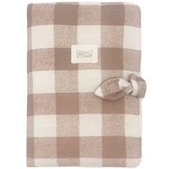 Puériculture-Protège carnet de santé knot vichy caramel